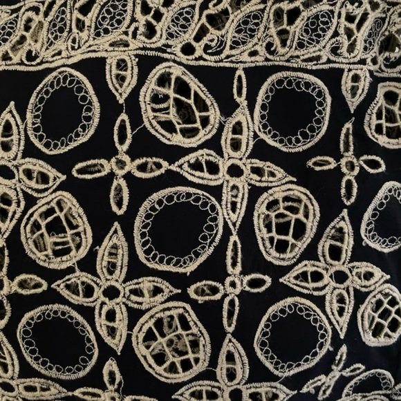 Vintage Honey Moon Short Sleeve Floral Embroidery Pullover Blouse Top Size XL - Picture 3 of 7